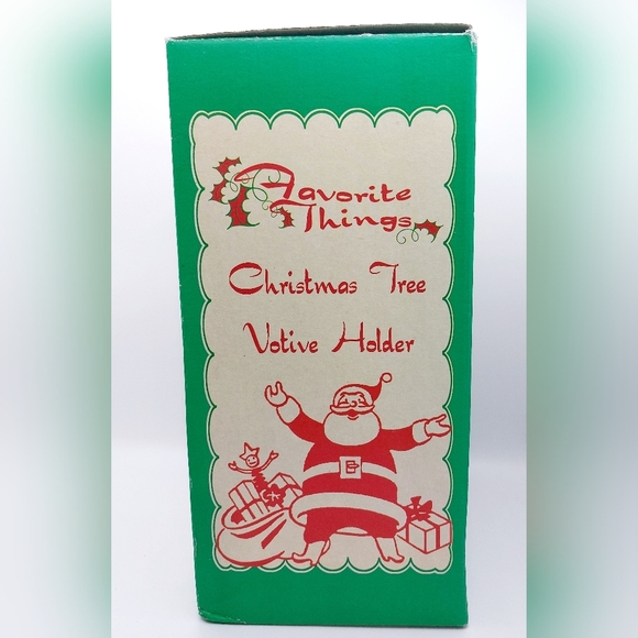 Christmas‎ Tree Votive Tealight Candle Holder Vintage Porcelain Favorite things - Picture 8 of 10